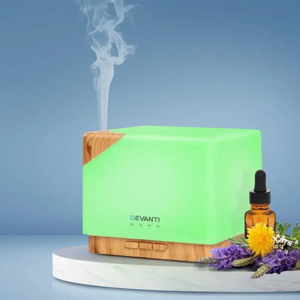 DEVANTi Aroma Diffuser Air Humidifier Night Light 600ml Deals499