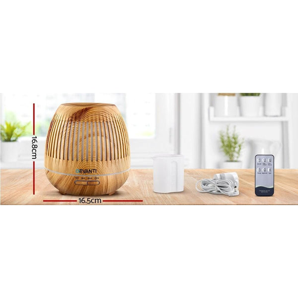Devanti Aromatherapy Diffuser Aroma Essential Oils Air Humidifier LED Light 400ml Deals499