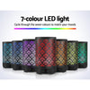 Devanti Aroma Diffuser Aromatherapy Essential Oils Metal Cover Ultrasonic Cool Mist 100ml Remote Control Black Deals499
