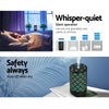 Devanti Aroma Diffuser Aromatherapy Essential Oils Metal Cover Ultrasonic Cool Mist 100ml Remote Control Black Deals499