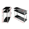 Artiss Entry Hall Console Table - Black & Silver Deals499