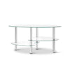 Artiss 3 Tier Coffee Table - Glass Deals499