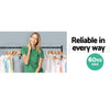Artiss 6FT Clothes Racks Metal Garment Display Rolling Rail Hanger Airer Stand Portable Deals499