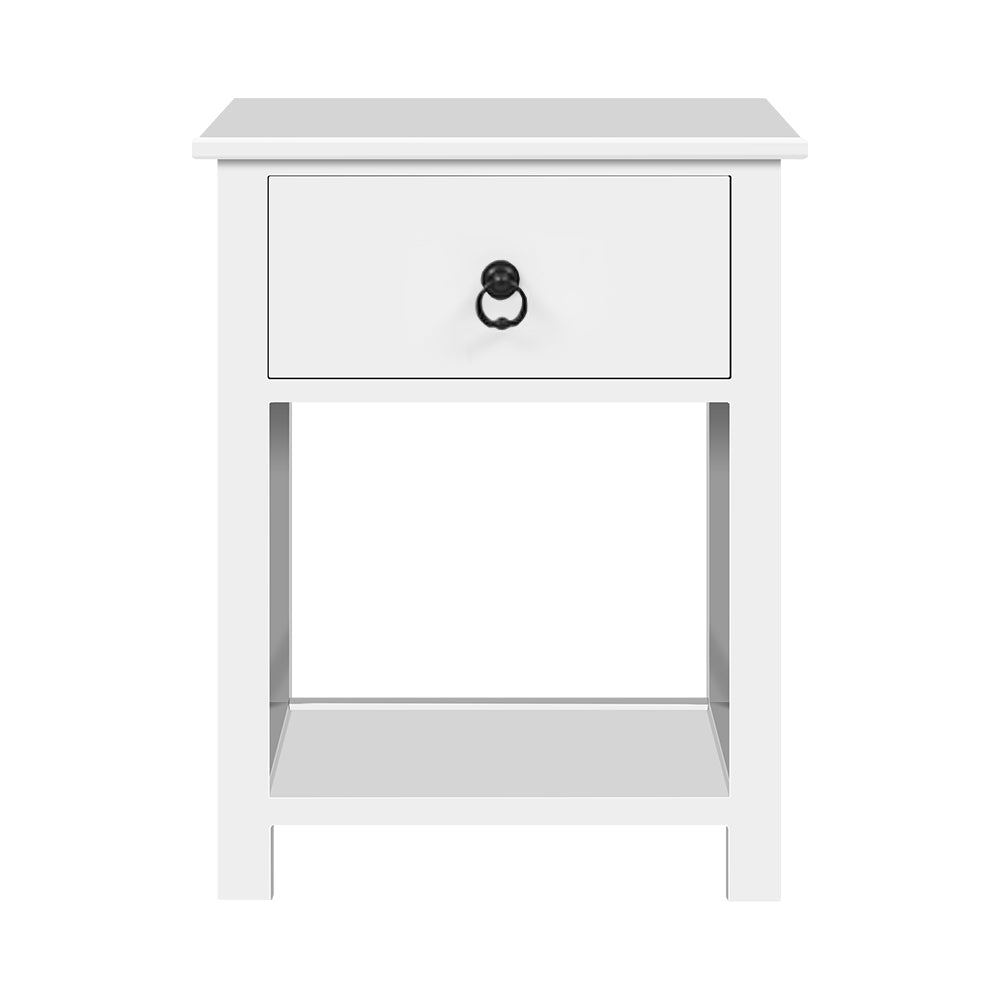 Artiss Set of 2 Bedside Tables Drawers Side Table Nightstand Lamp Chest Unit Cabinet Deals499