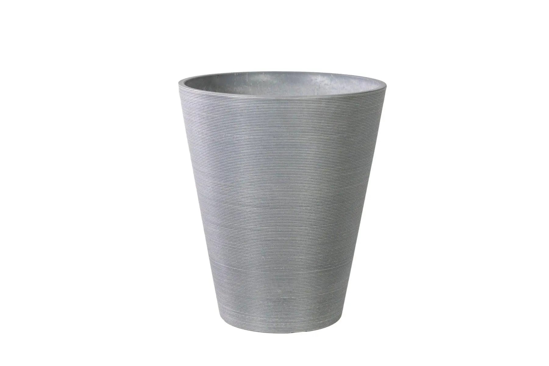 Decorative Textured Round Grey Planter 47cm Deals499