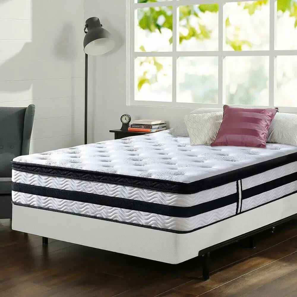 DeramZ 35CM Thickness Euro Top Egg Crate Foam Mattress in Single Size DreamZ