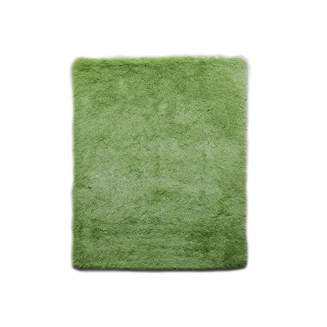 Designer Soft Shag Shaggy Floor Confetti Rug Carpet Home Decor 120x160cm Green Deals499