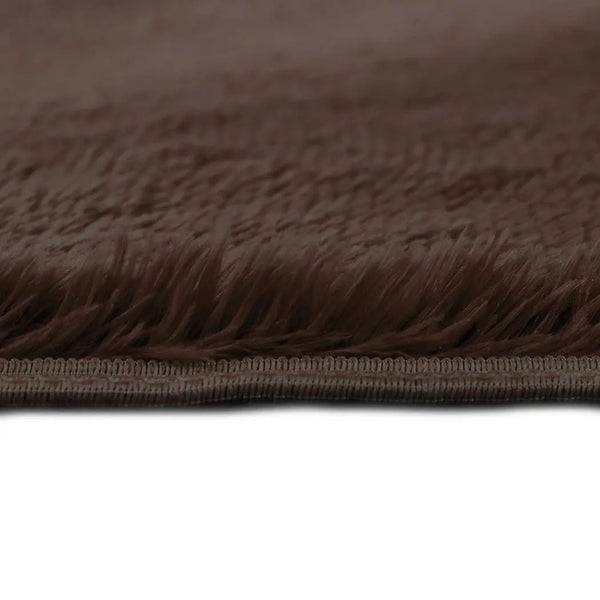 Designer Soft Shag Shaggy Floor Confetti Rug Carpet Home Decor 160x230cm Coffee Deals499