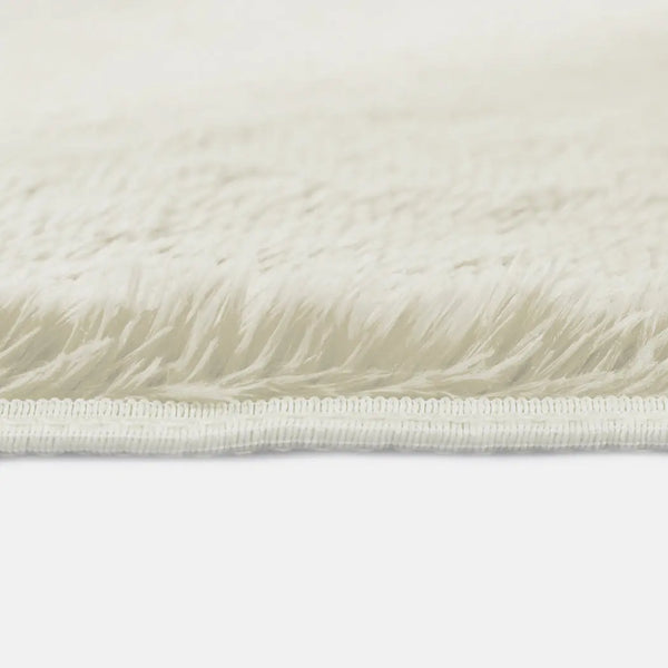 Designer Soft Shag Shaggy Floor Confetti Rug Carpet Home Decor 200x230cm Cream Deals499