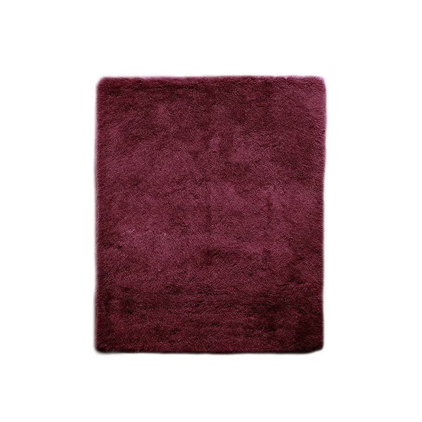 Designer Soft Shag Shaggy Floor Confetti Rug Carpet Home Decor 80x120cm Burgundy Deals499