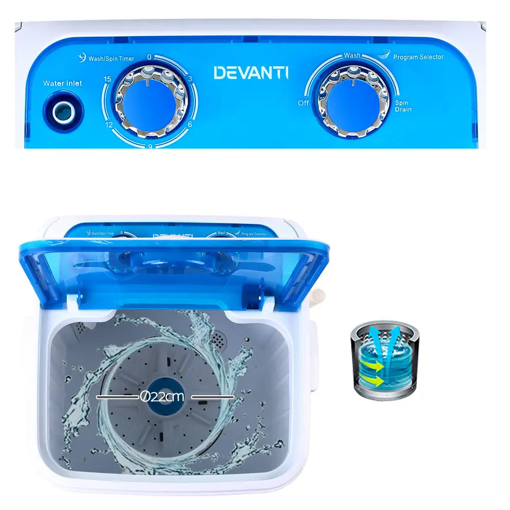 Devanti 4.6KG Mini Portable Washing Machine Deals499