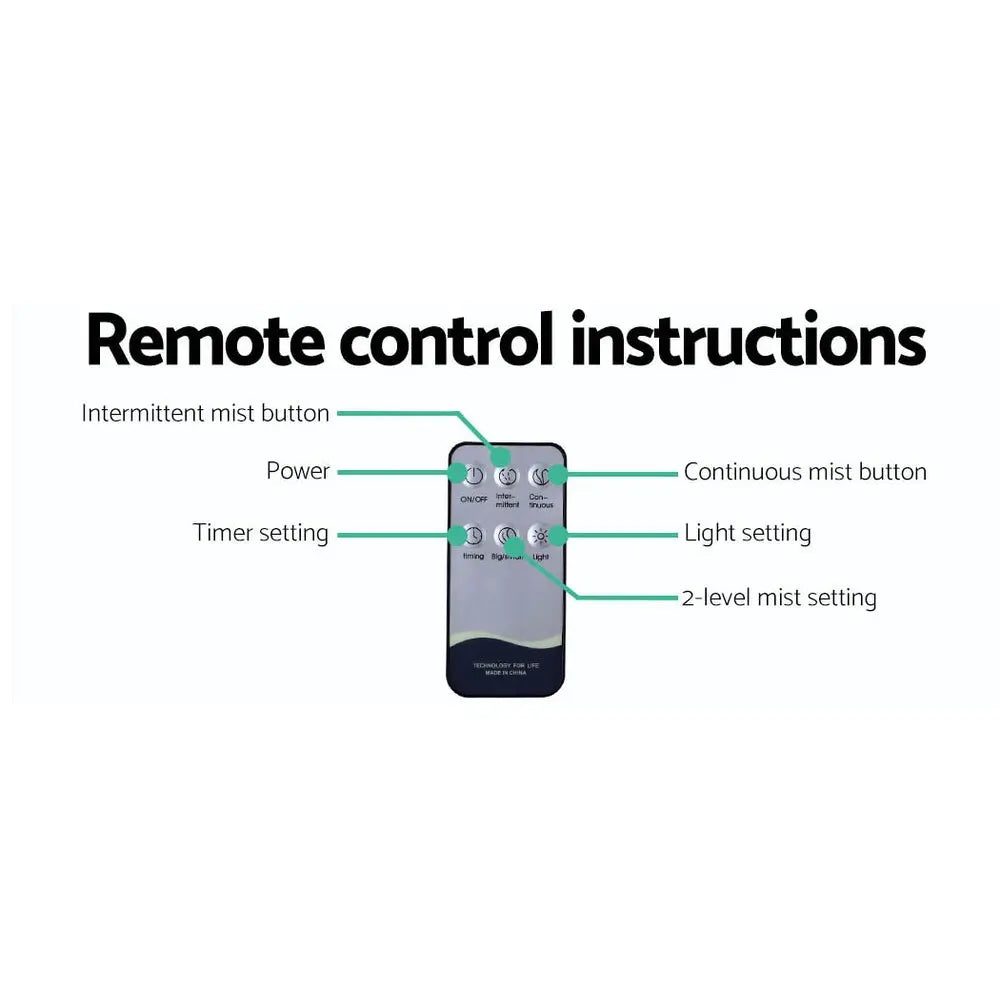 Devanti 400ml 4 in 1 Aroma Diffuser with remote control- Dark Wood Deals499