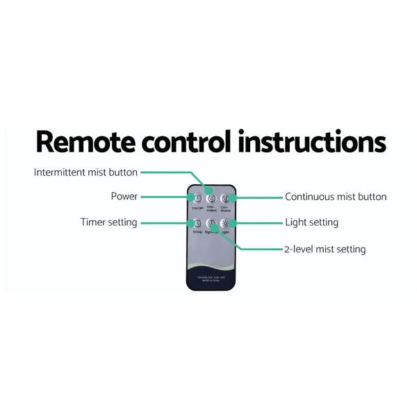 Devanti 400ml 4 in 1 Aroma Diffuser with remote control- Dark Wood Deals499