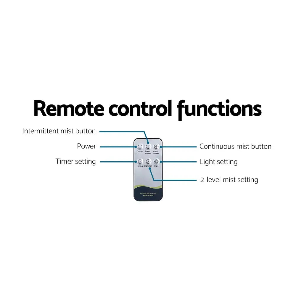 Devanti Aromatherapy Diffuser Aroma Essential Oils Air Humidifier LED Light 400ml Deals499