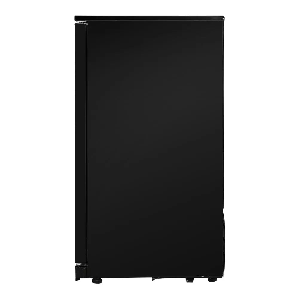 Devanti Bar Fridge 2 Glass Door Commercial Display Freeer Drink Beverage Cooler Black Deals499