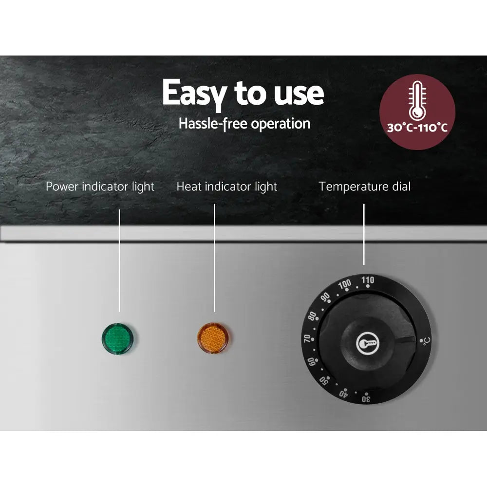 Devanti Commercial Food Warmer Bain Marie Electric Buffet Pan Stainless Steel Deals499