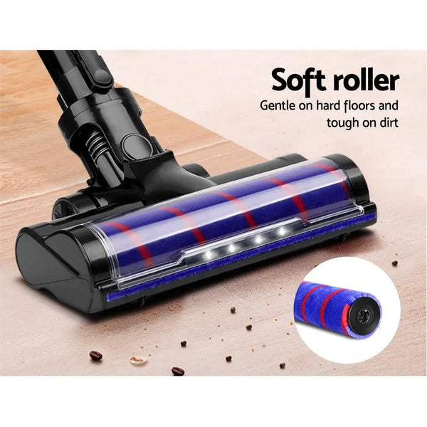 Devanti Cordless 150W Handstick Vacuum Cleaner - Red and Black Deals499
