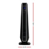 Devanti Electric Ceramic Tower Fan Heater Portable Oscillating Remote Control 2400W Black Deals499