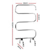 Devanti Electric Heated Towel Rail Rack Rails Freestanding 5 Bars Deals499