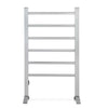 Devanti Electric Heated Towel Rail Rails Warmer Rack Aluminium 6 Bars Deals499