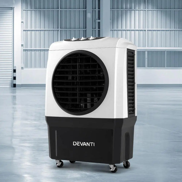 Devanti Evaporative Air Cooler Industrial Commercial Portable Water Fan Workshop Deals499