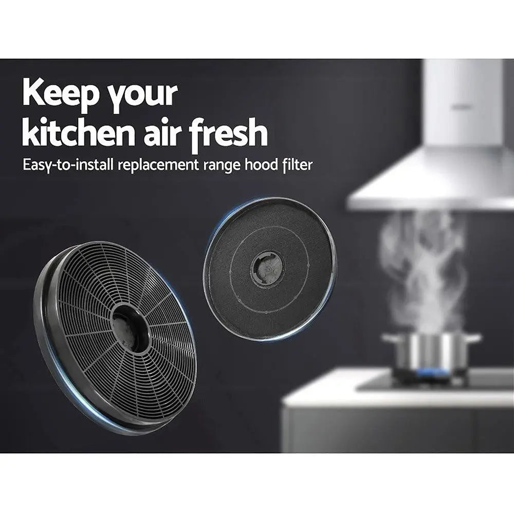 Devanti Fixed Range Hood Rangehood Carbon Charcoal Filters Replacement For Ductless Ventless Deals499