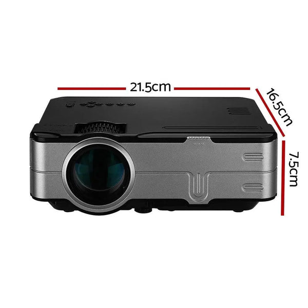 Devanti Mini Video Projector Portable HD 1080P 1200 Lumens Home Theater USB VGA Deals499
