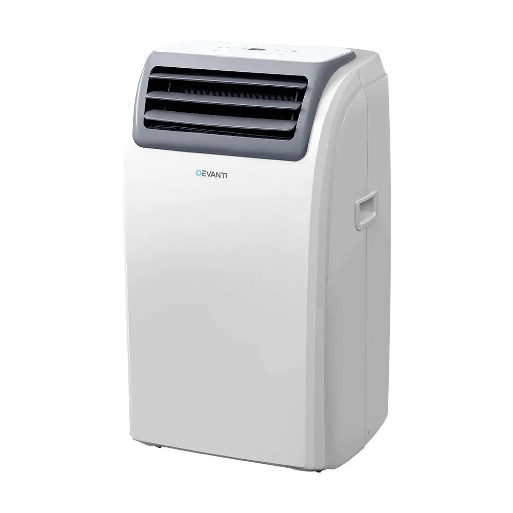 Devanti Portable Air Conditioner Cooling Mobile Fan Cooler Dehumidifier Window Kit White 3300W Deals499