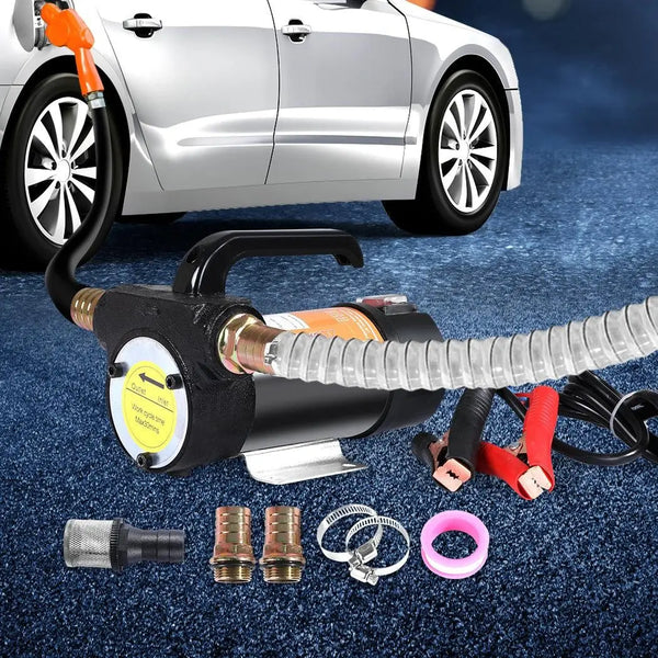 Diesel Transfer Pump Electric Car Oil Fuel Extractor Bowser Petrol 42L/min DC12V Deals499