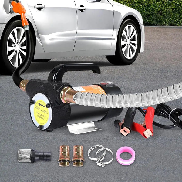 Diesel Transfer Pump Electric Car Oil Fuel Extractor Bowser Petrol 42L/min DC12V Deals499