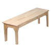Dining Chairs Bench Seat Side Chair Kitchen Wood Contemporary Furniture Oak Deals499