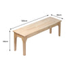 Dining Chairs Bench Seat Side Chair Kitchen Wood Contemporary Furniture Oak Deals499