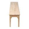 Dining Chairs Bench Seat Side Chair Kitchen Wood Contemporary Furniture Oak Deals499