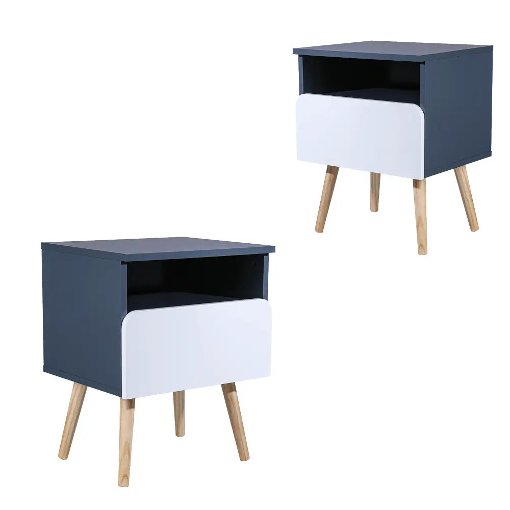 Dlothax Bedside Table Side Table Bedroom Drawers Set of 2 Deals499