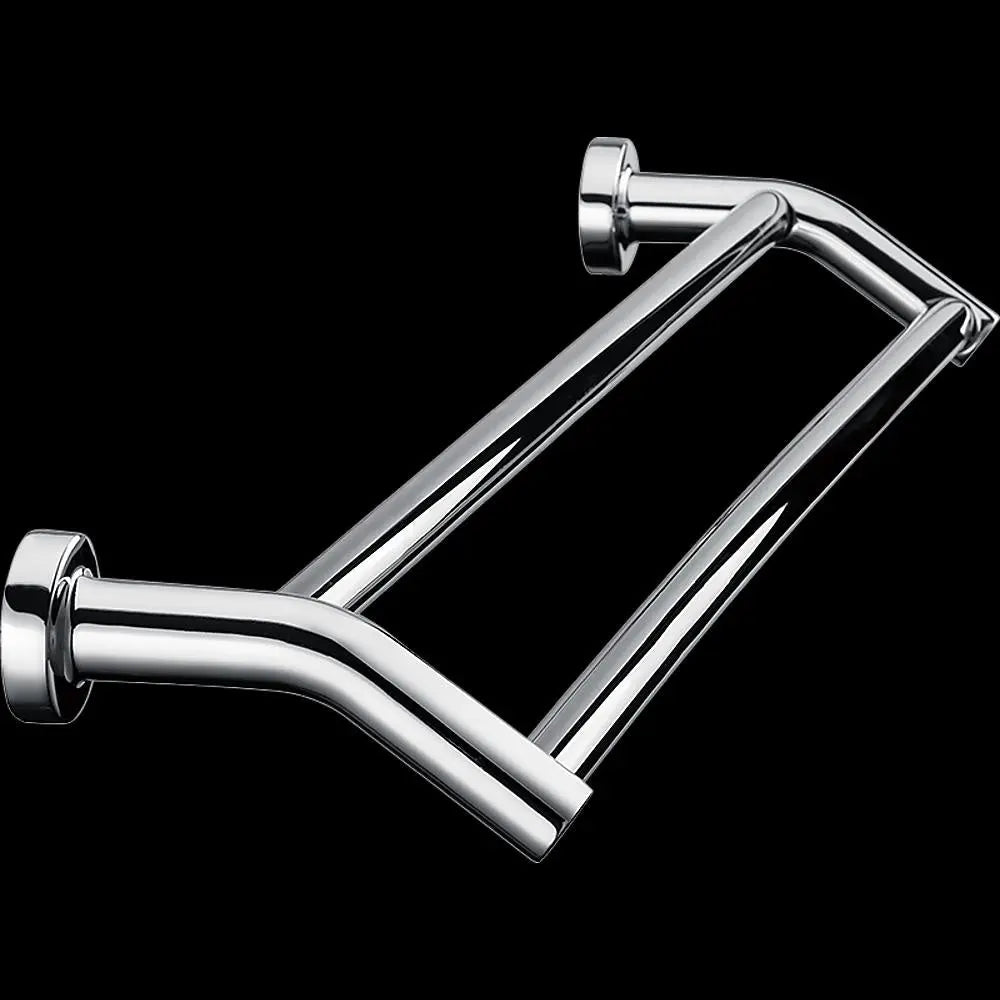 Double Classic Chrome Towel Bar Rail Bathroom Deals499