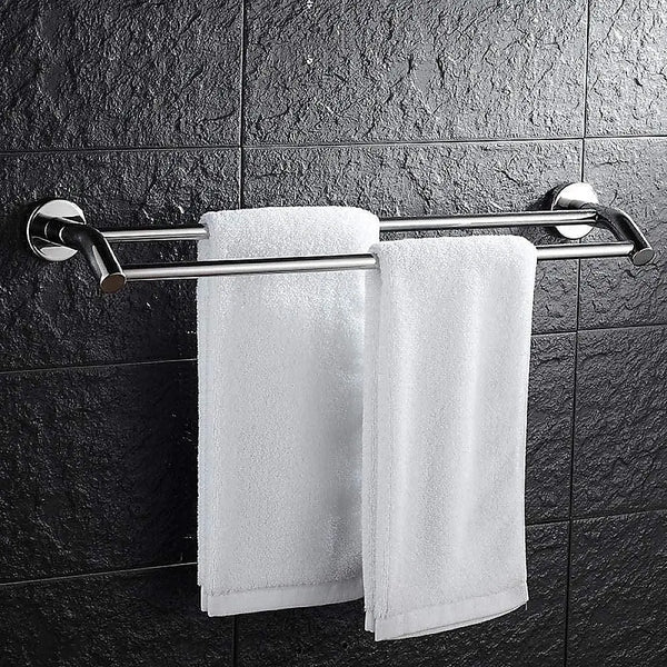 Double Classic Chrome Towel Bar Rail Bathroom Deals499