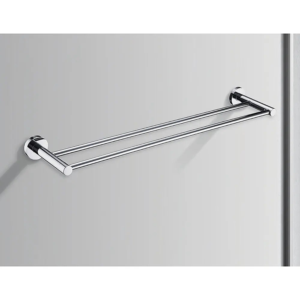 Double Classic Chrome Towel Bar Rail Bathroom Deals499