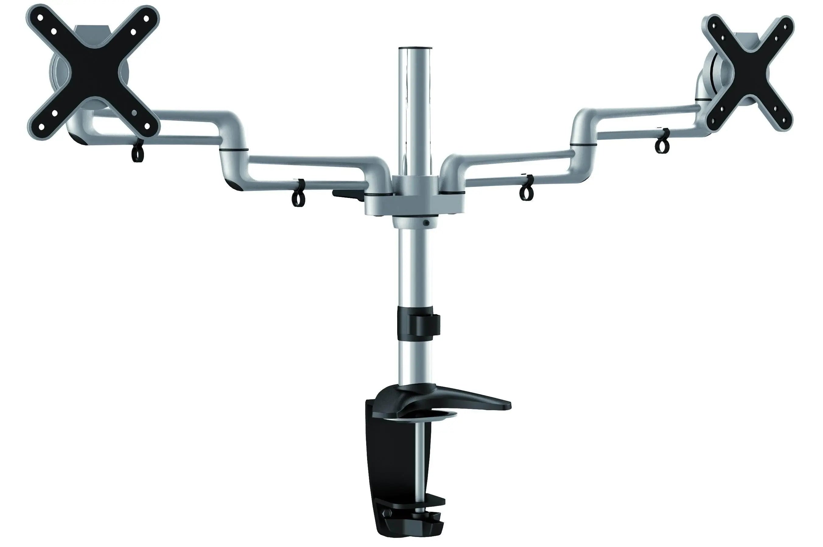 Double Desk Mount Monitor Bracket: 13