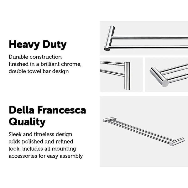 Double Towel Rail Grade 304 Stainless Steel 620mm Deals499
