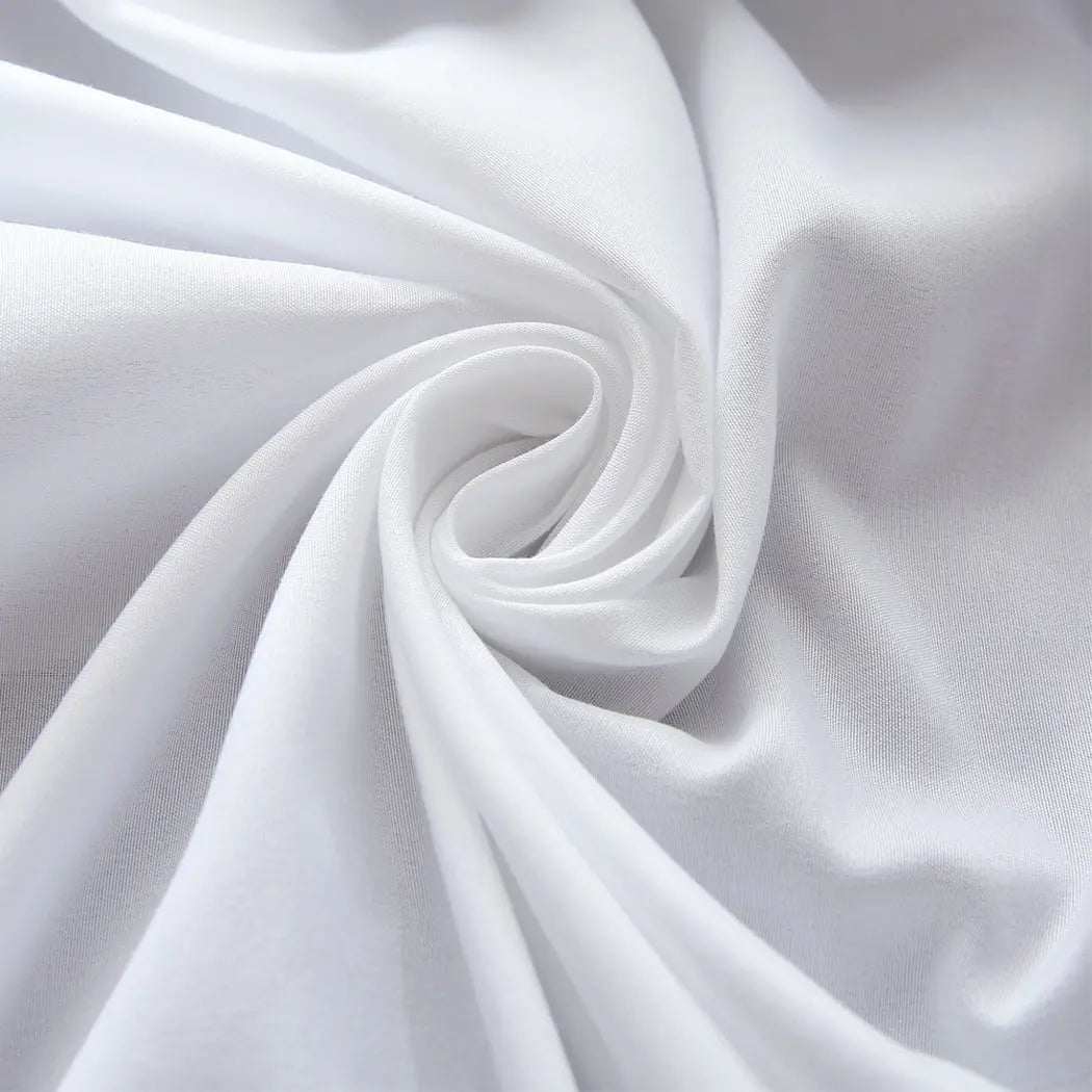 DreamZ 1000TC Microfibre Reversible Duvet Cover and Pillow Case Set Single Size DreamZ
