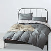 DreamZ 1000TC Microfibre Reversible Duvet Cover and Pillow Case Set Single Size DreamZ