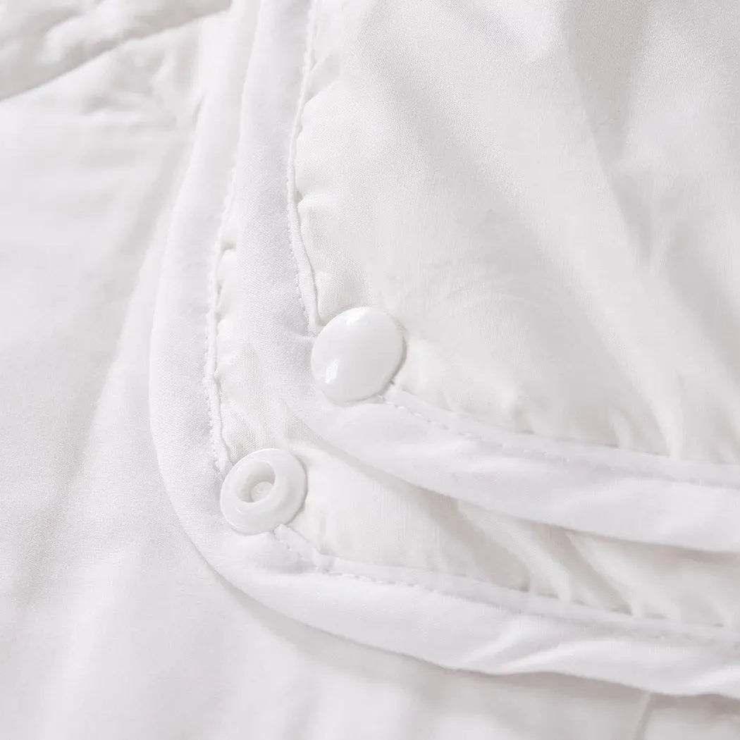 DreamZ 100% Wool Quilt 2-Piece 400/600GSM Doona Duvet Winter Summer Surper King DreamZ