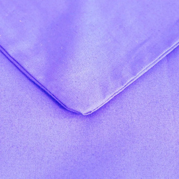 DreamZ 121x91cm Anti Anxiety Weighted Blanket Blankets Bamboo Cover Only Purple DreamZ