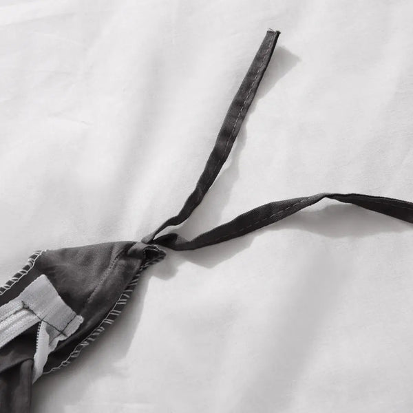 DreamZ 198x122cm Cotton Anti Anxiety Weighted Blanket Cover Protector Grey DreamZ