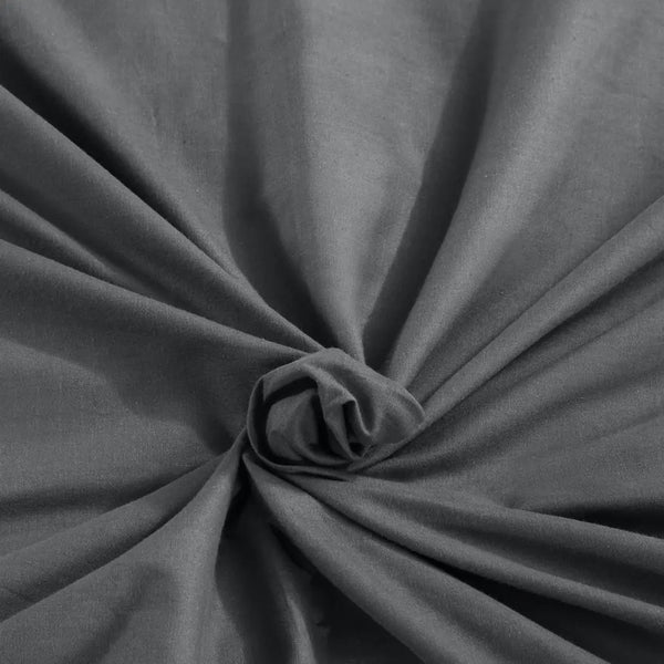 DreamZ 198x122cm Cotton Anti Anxiety Weighted Blanket Cover Protector Grey DreamZ