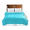DreamZ 320GSM 220x160cm Ultra Soft Mink Blanket Warm Throw in Teal Colour Deals499