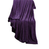 DreamZ 320GSM 220x240cm Ultra Soft Mink Blanket Warm Throw in Aubergine Colour Deals499