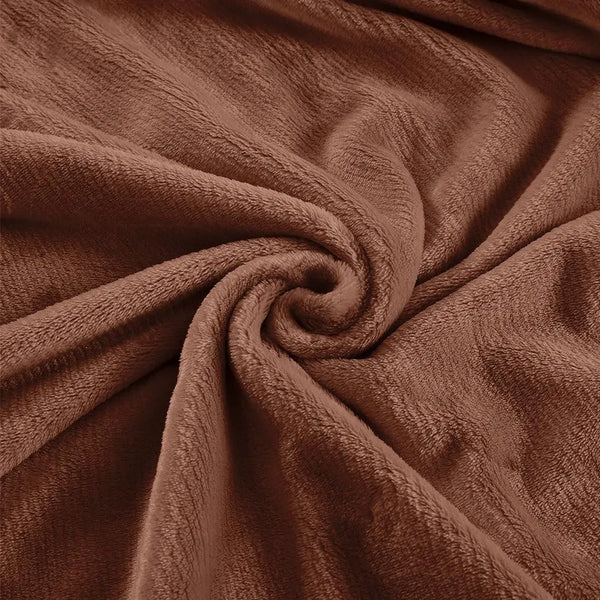 DreamZ 320GSM 220x240cm Ultra Soft Mink Blanket Warm Throw in Mink Colour DreamZ
