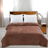 DreamZ 320GSM 220x240cm Ultra Soft Mink Blanket Warm Throw in Mink Colour DreamZ