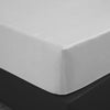 DreamZ 4 Pcs Natural Bamboo Cotton Bed Sheet Set in Size Double Grey Deals499